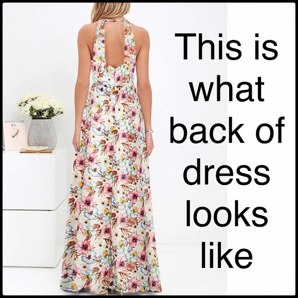 Halter Neck Maxi Dress - Picture 8 of 8